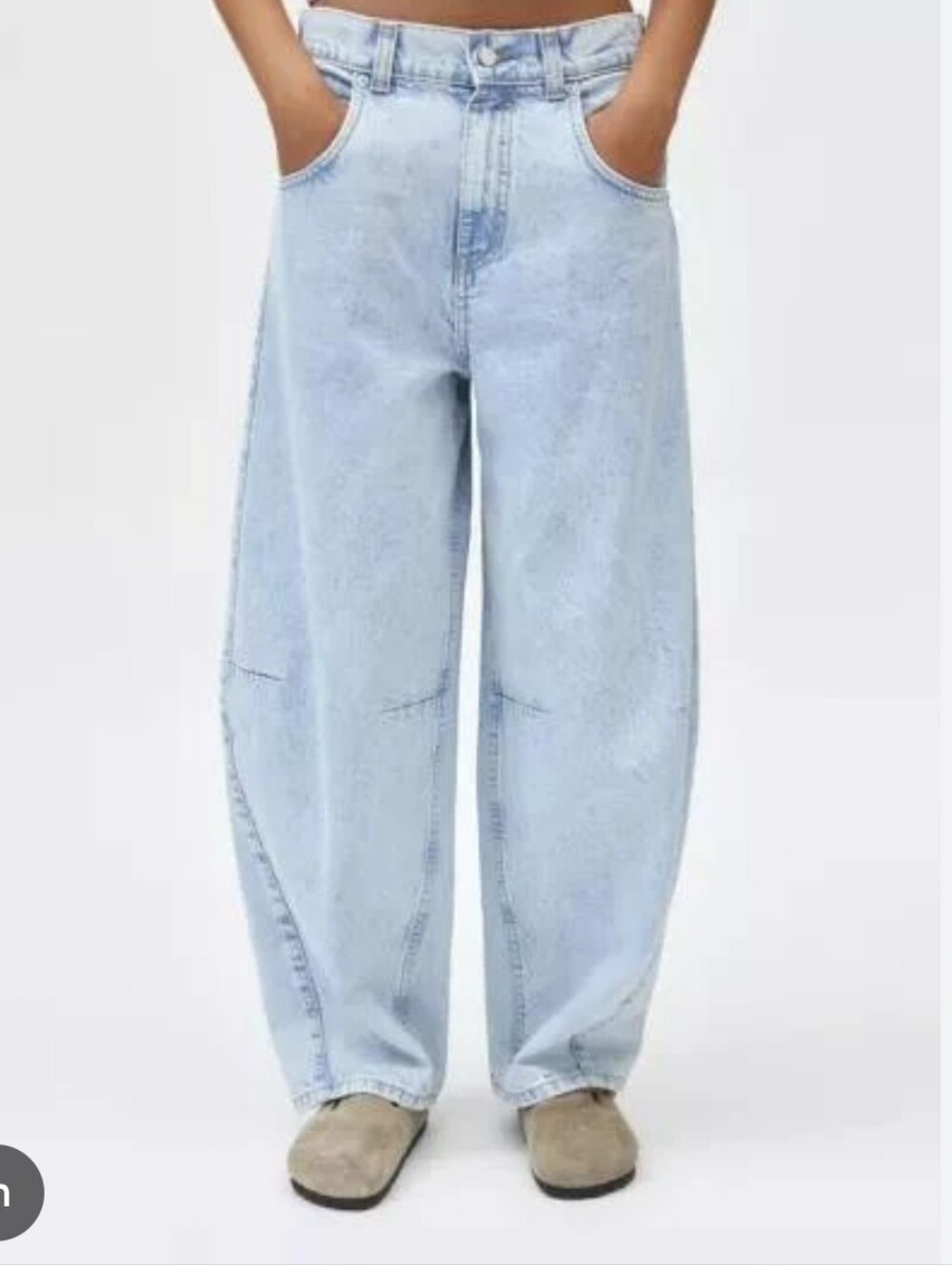 Fourth + Bay Barrel Style Jeans